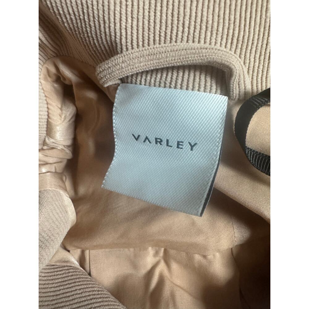 Chic VARLEY Nadina Blouson Jacket - Light Taupe, Size M (New with tags) - Picture 6 of 8